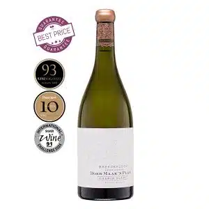 The Drift Estate Heritage Boer Maak ’n Plan Chenin Blanc 2023 – vibrant South African Chenin with citrus, peach, and mineral finesse, available at The Wine Box.
