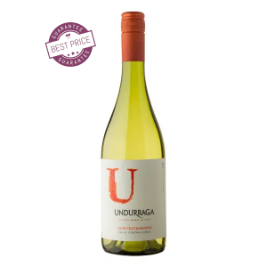 Undurraga Gewürztraminer 2024 – aromatic Chilean white wine with floral and tropical notes, available at The Wine Box.