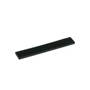 Bar Mat Black Rubber 59x8cm