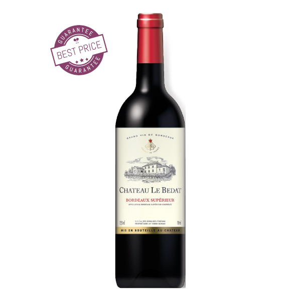 Château le Bedat Bordeaux Supérieur Rouge 75cl bottle