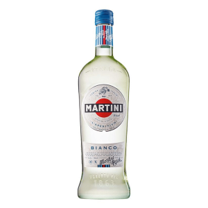 Martini Bianco – classic Italian white vermouth with floral, herbal, and vanilla notes in a 1L bottle.