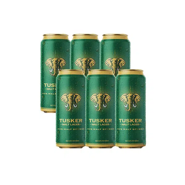 Tusker Malt Lager (6 pack) 0.5L