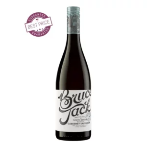 Bruce Jack Cabernet Sauvignon 2023 – rich and intense South African Cabernet with polished tannins and dark fruit depth.