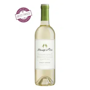 Ménage à Trois Pinot Grigio white wine 75cl bottle