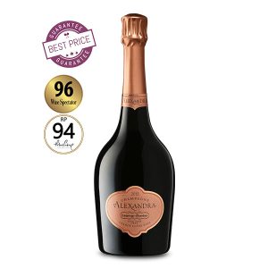 Laurent-Perrier Alexandra Rosé Champagne – luxury vintage rosé with elegant bottle design, available at The Wine Box.