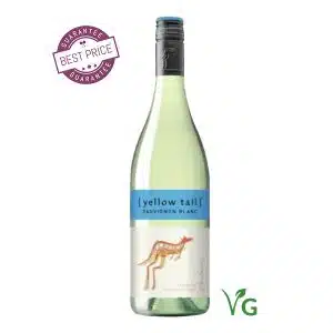 Yellow Tail Sauvignon Blanc white wine 75cl bottle. In a new curvy 75cl bottle
