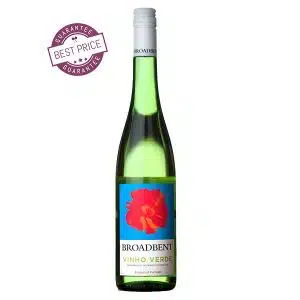 Broadbent Vinho Verde – light, crisp Portuguese white wine with citrus and gentle spritz.