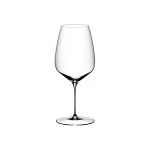 Riedel Veloce Cabernet / Merlot glass set – precision-crafted crystal stemware for bold red wines, available at The Wine Box.