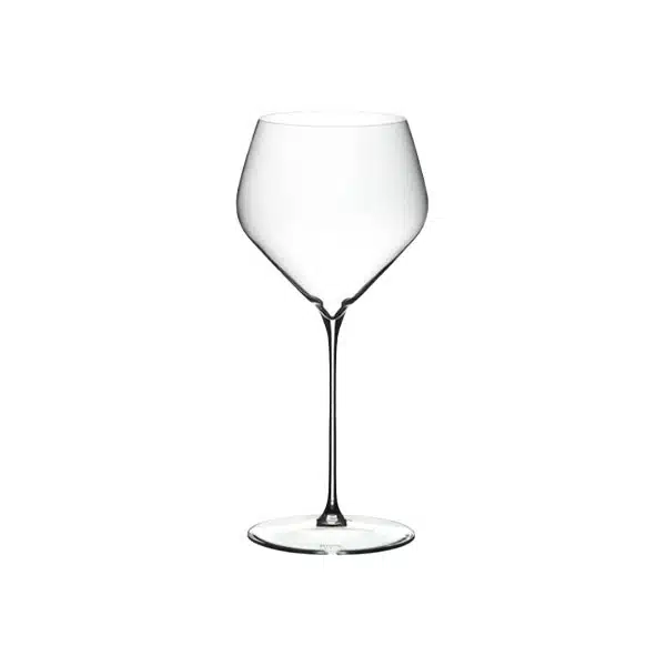 Riedel Veloce Chardonnay glass set – premium crystal stemware for full-bodied white wines, available at The Wine Box.