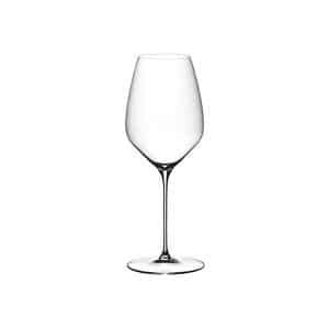 Riedel Veloce Riesling glass set – elegant crystal stemware for aromatic white wines, available at The Wine Box.