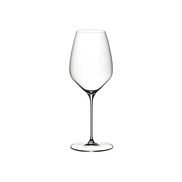 Riedel Veloce Riesling glass set – elegant crystal stemware for aromatic white wines, available at The Wine Box.