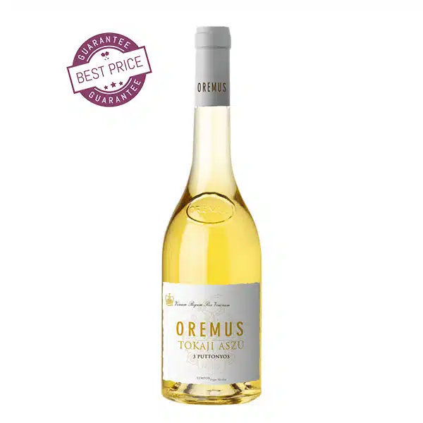 Tempos Vega Sicilia Oremus Aszú 3 Puttonyos 2018 – age-worthy Hungarian sweet wine with honeyed richness, crafted by Vega Sicilia.
