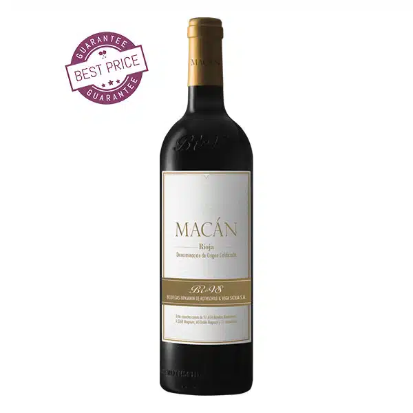 Tempos Vega Sicilia Macán Bordelesa 2019 – bold Rioja Alta Tempranillo with black fruit, spice, and impressive ageing potential.