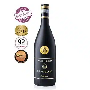 La Scolca Gavi DOCG Limited Edition Astuccio 2019 – luxury Italian white wine in an elegant gift case, showcasing refined Cortese from Piedmont.