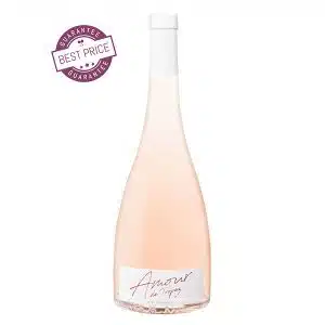 Amour de Tropez Rosé 2023 Domaine Tropez – ultra-pale Provence rosé with strawberry, peach and citrus over a mineral finish, gift-ready, available at The Wine Box.