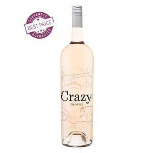 Crazy Tropez Rosé 1.5L Magnum – ultra-pale Provence rosé with peach, citrus and mineral finesse in a gift-ready bottle, available at The Wine Box.