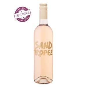 Sand Tropez Rosé 2023 – pale Provence rosé with saline minerality, citrus, and wild strawberry freshness from Domaine Tropez, available at The Wine Box.