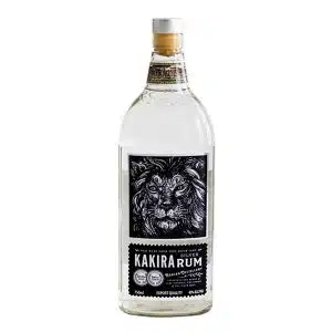 Kakira Silver Rum – smooth Ugandan white rum distilled from molasses with vanilla and sugarcane notes; crisp, clean, and versatile, at The Wine Box.