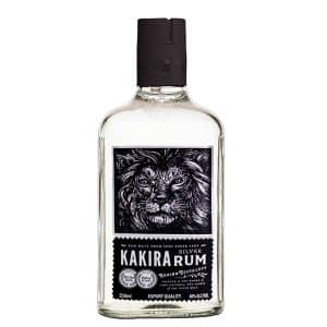 Kakira Silver Rum – smooth Ugandan white rum distilled from molasses with vanilla and sugarcane notes; crisp, clean, and versatile, at The Wine Box.